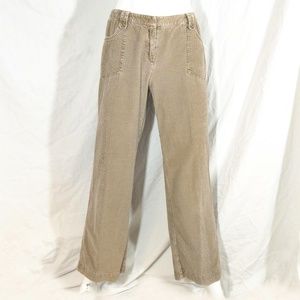 J. Jill Petite Light Tan Corduroy Pants Unique EUC